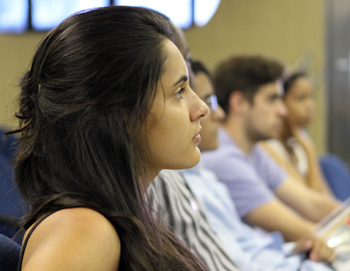 A aluna Marcela Gregório (Foto: TRG)